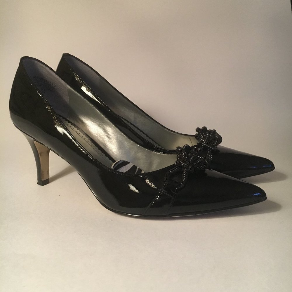 AK Anne Klein 'Westford'  black patent leather 8M - Picture 4 of 7